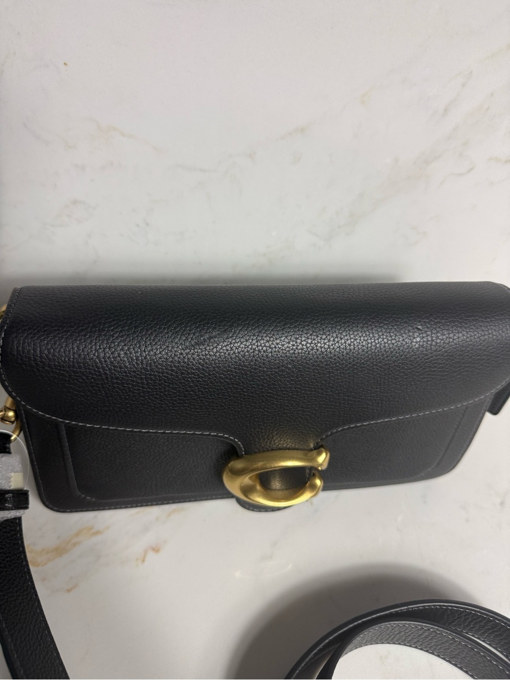 NWT COACH Tabby 26 Pebble Leather Gold Tone Shoulder Crossbody Bag - Picture 12 of 13